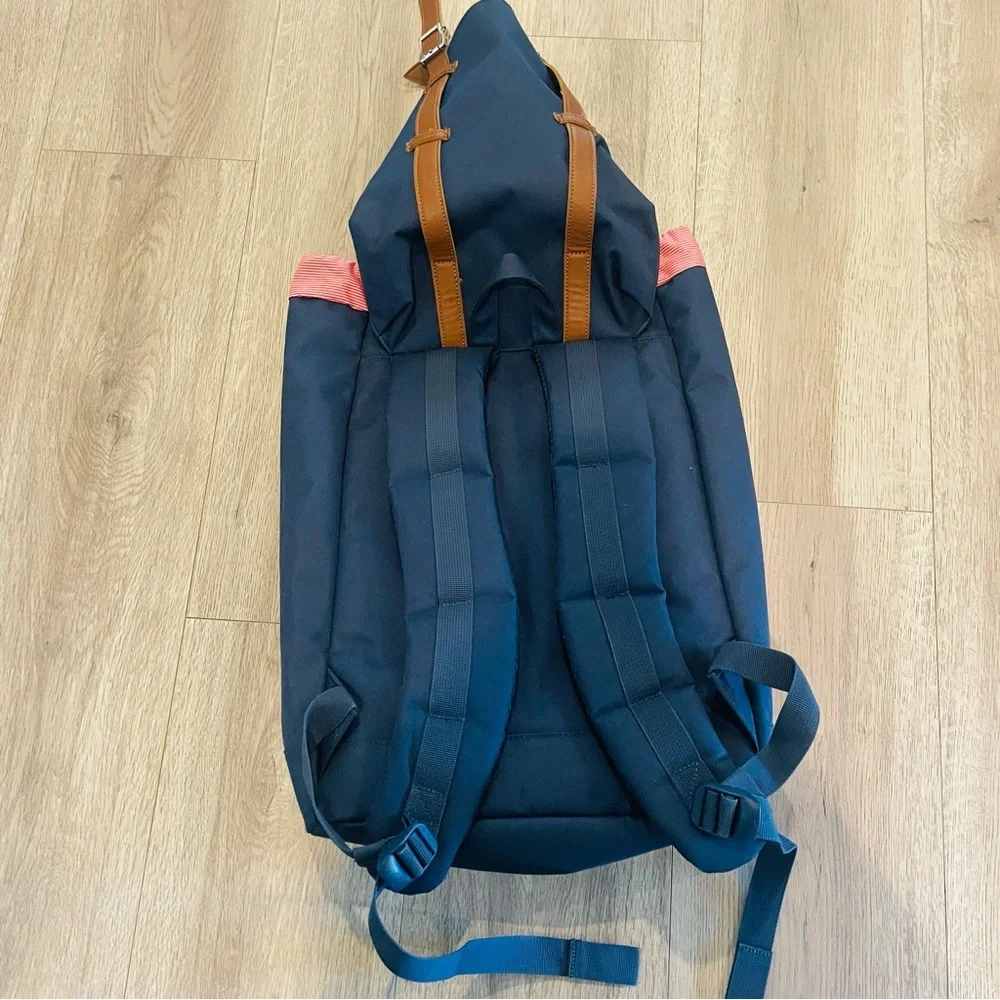 Herschel Supply Co. Navy Backpack with Tan Accents